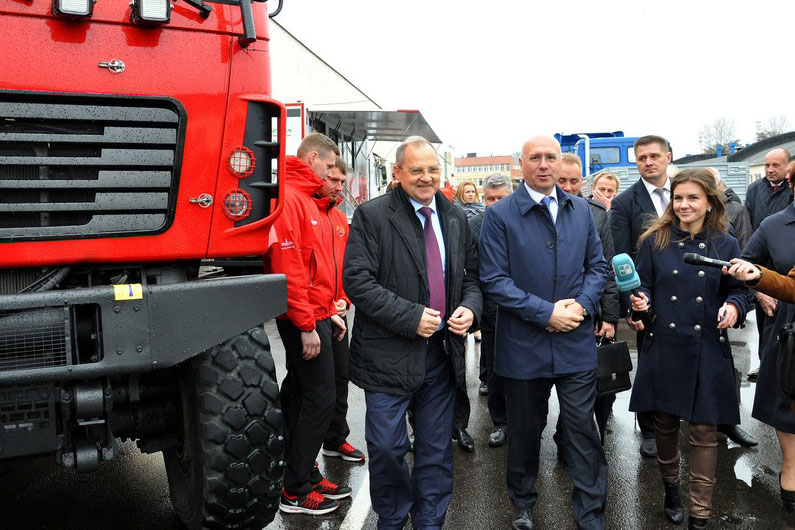 Премьер-министр Молдовы посетил МАЗ