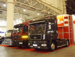 Техника МАЗ на Международном салоне грузовых и коммерческих автомобилей TIR-2011