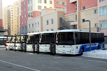 Автобусы МАЗ в самой холодной столице мира!